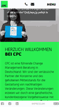 Mobile Screenshot of cpc-ag.de